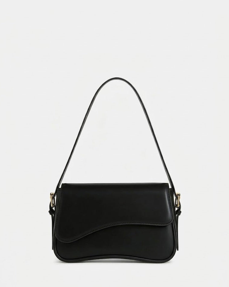 Bianca-Leather Shoulder Bag-ROSELLY