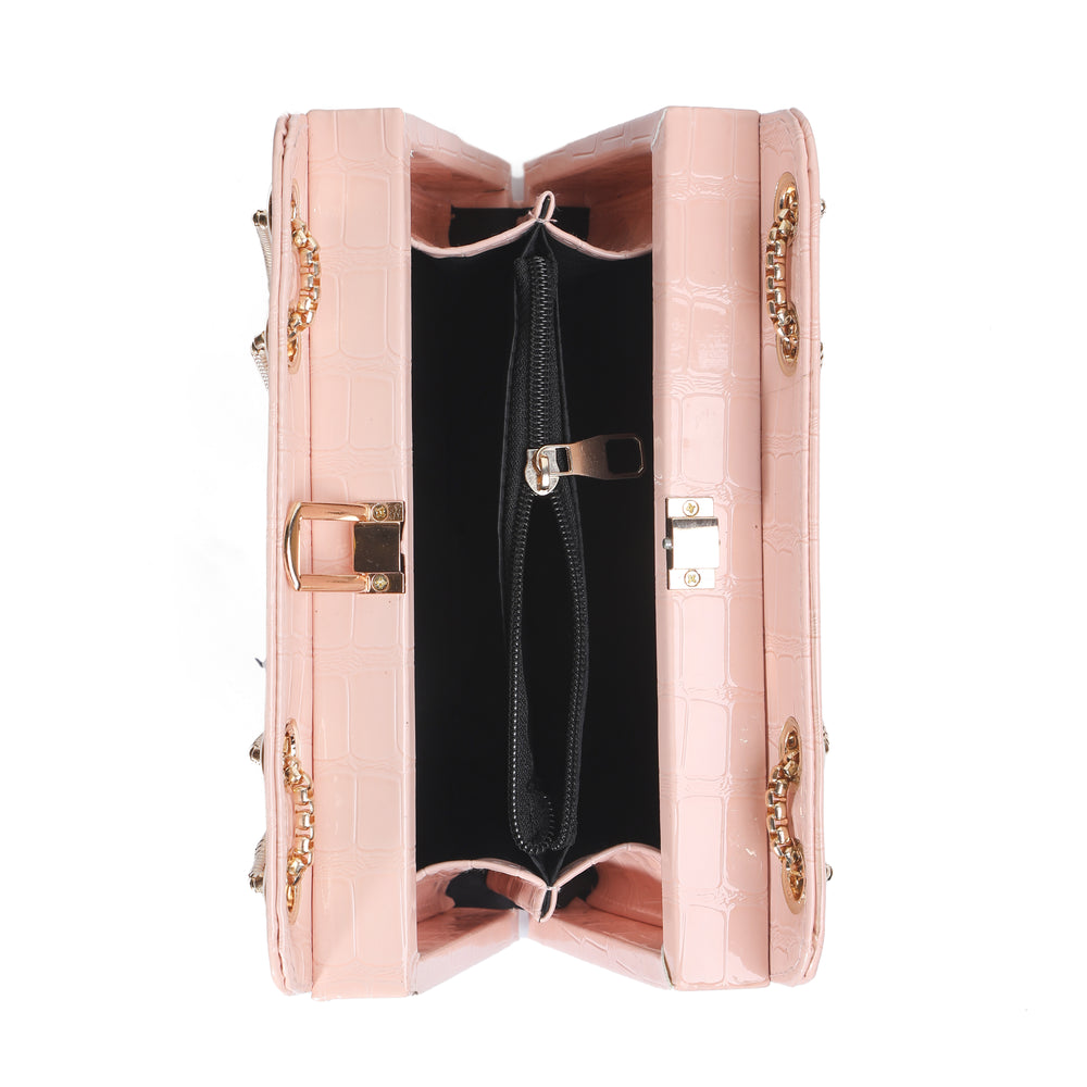 Bianca-Cross Body Double Chain Boxy