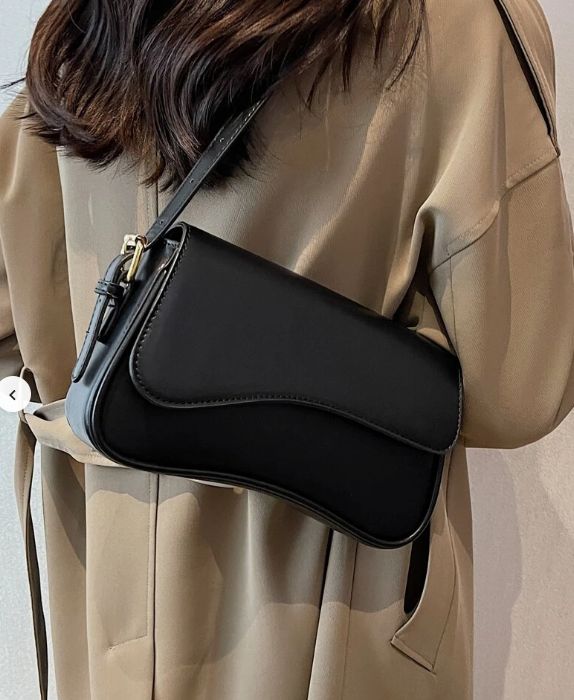 Bianca-Leather Shoulder Bag-ROSELLY