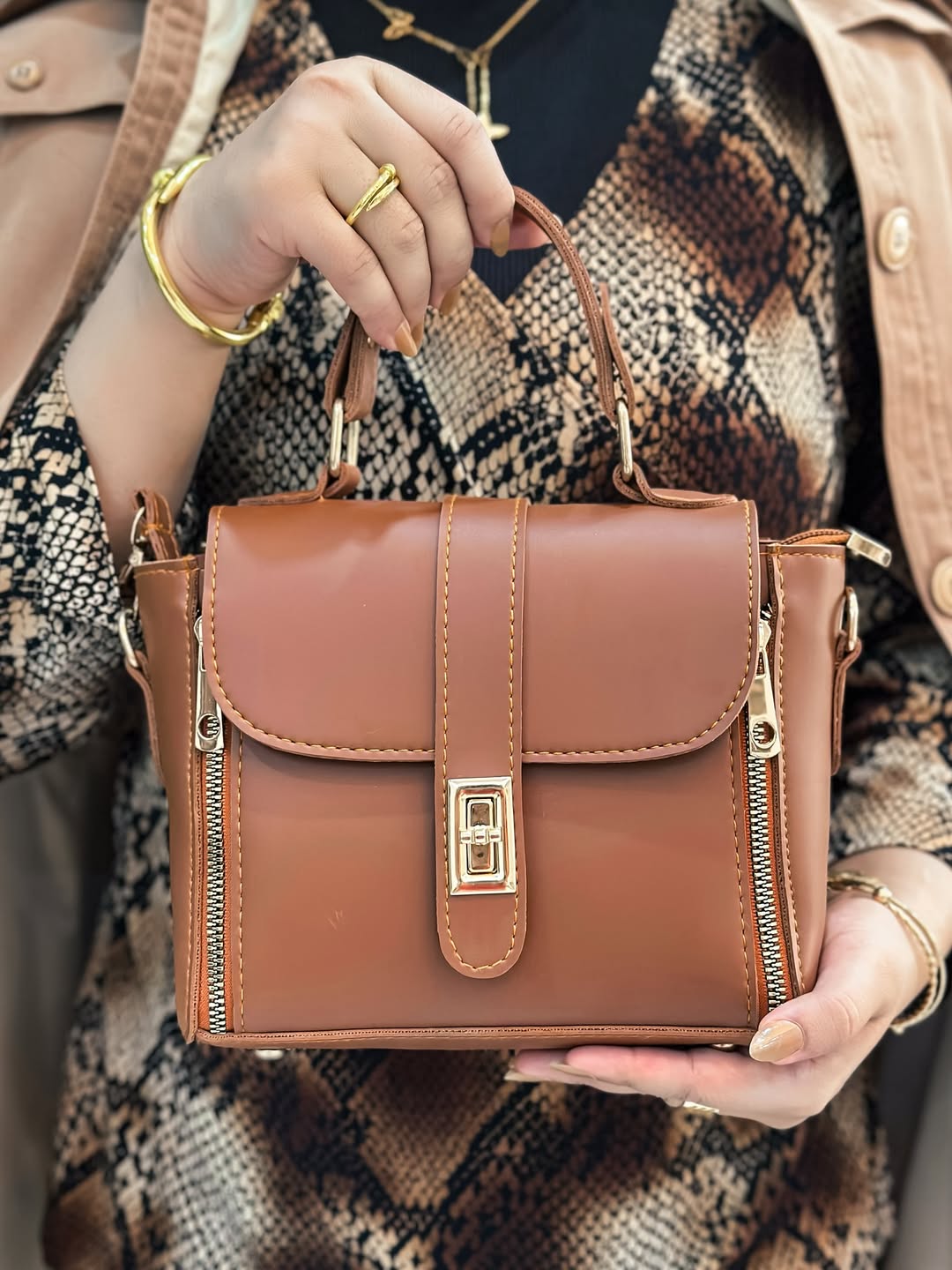 Bianca-Cross Body Bag Leather MIRA