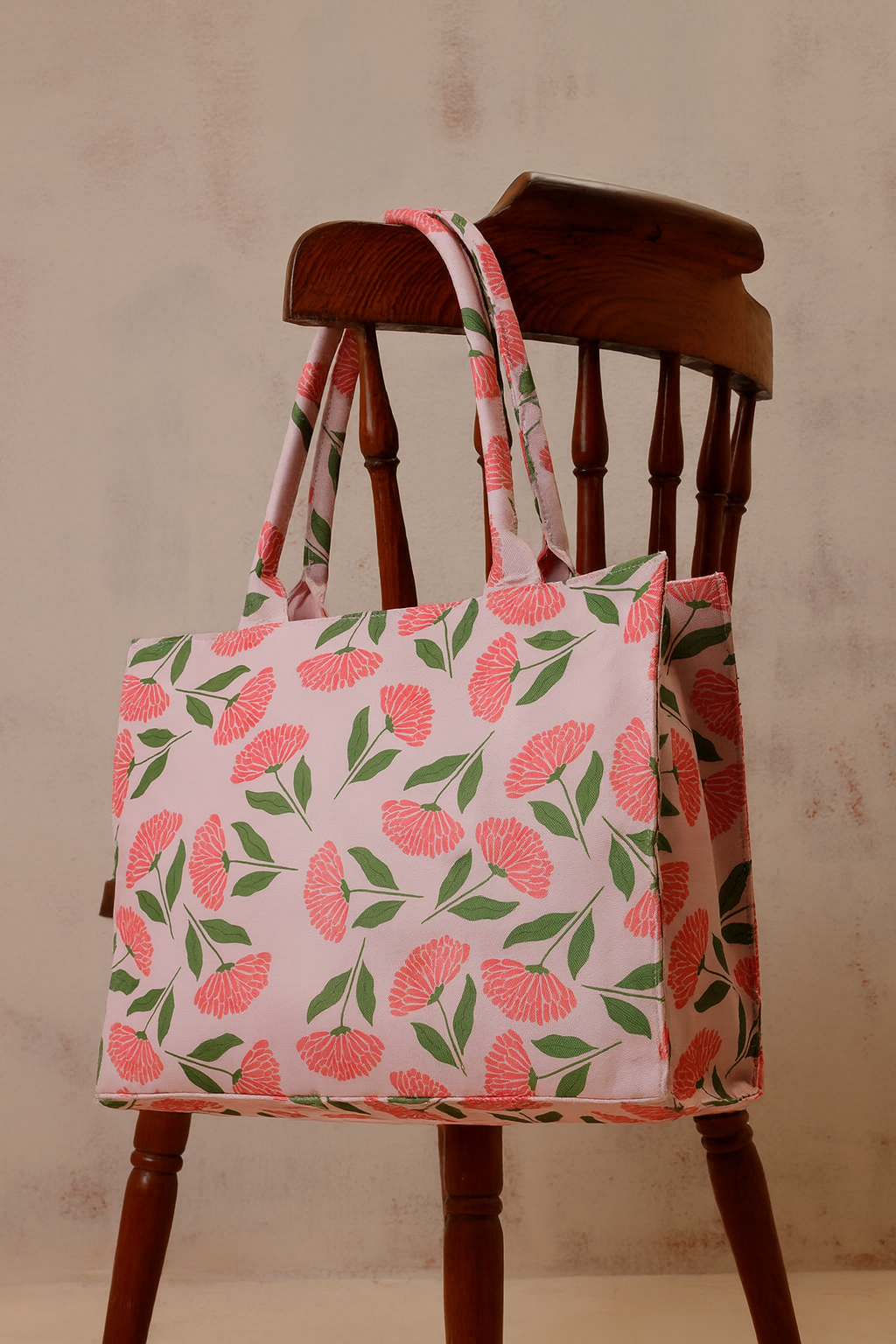 Bianca Original Canvas Bag-Camellias