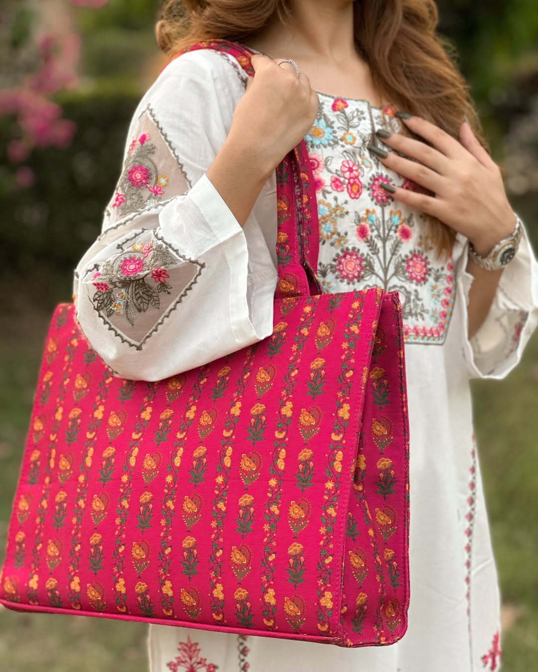 Bianca Original Canvas Bag-Pink