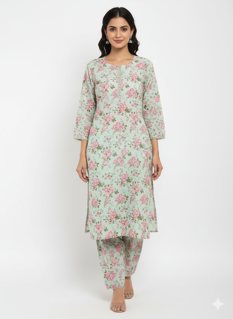 BIANCA-LAWN KURTA TROUSER-204