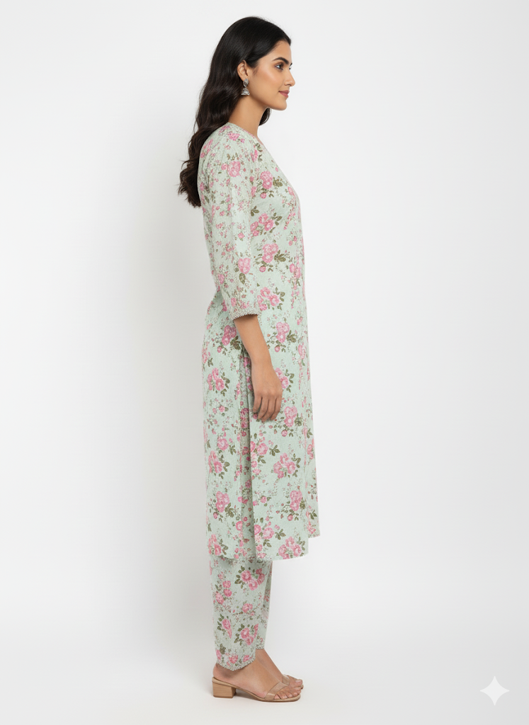 BIANCA-LAWN KURTA TROUSER-204