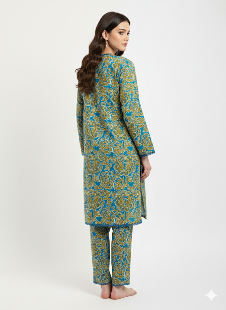 BIANCA-LAWN KURTA TROUSER-211