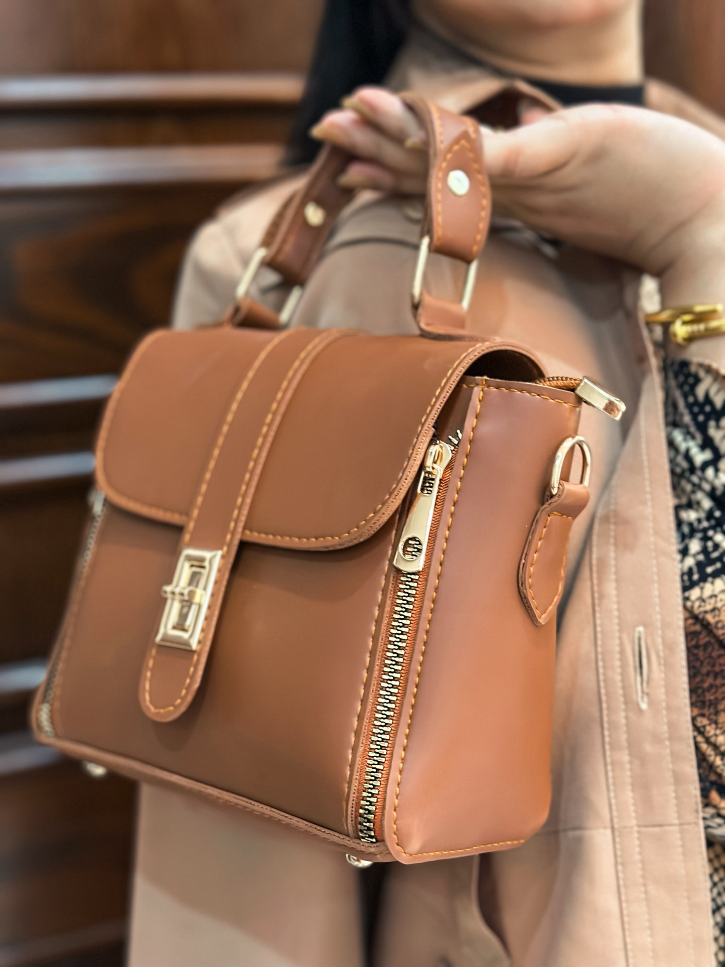 Bianca-Cross Body Bag Leather MIRA