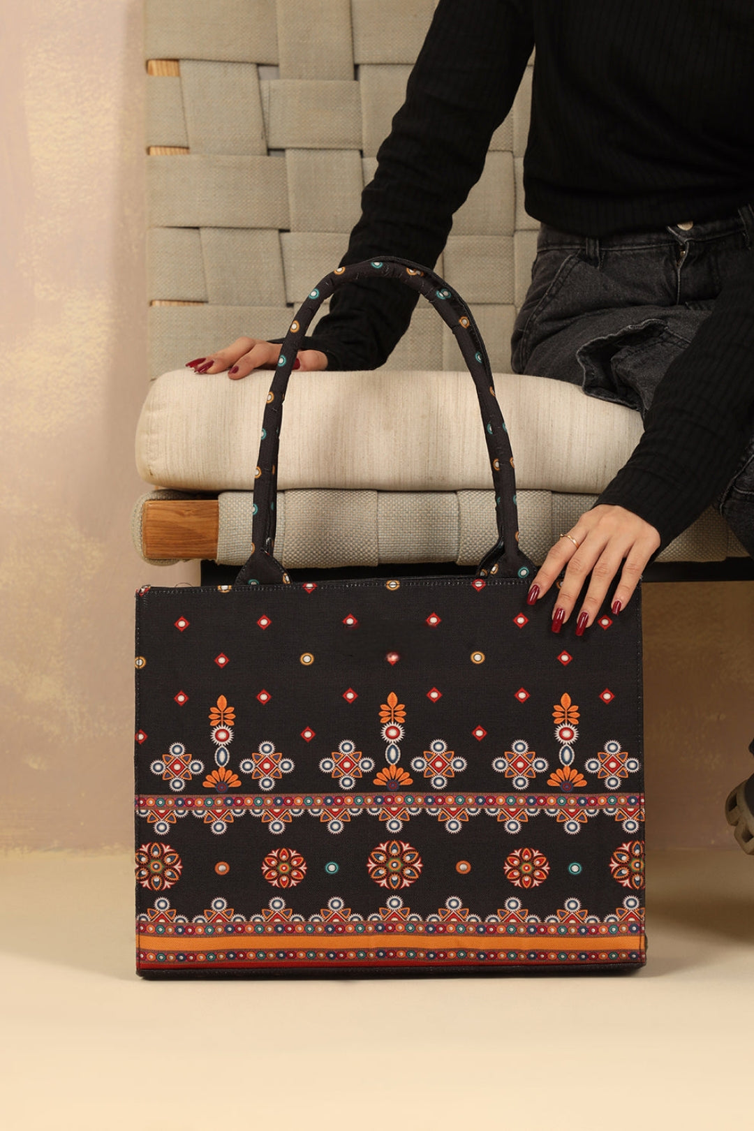 Bianca Original Canvas Bag-Black-029