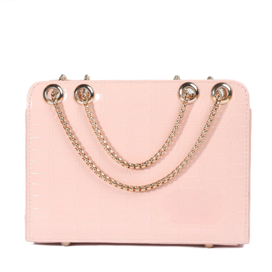 Bianca-Cross Body Double Chain Boxy