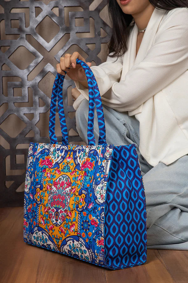 Bianca Original Canvas Bag-Love Blue