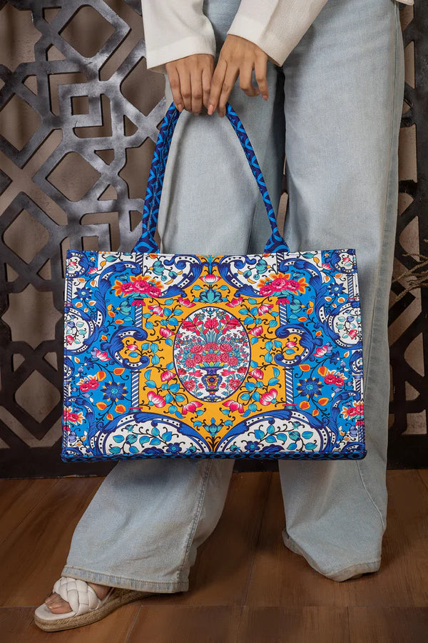 Bianca Original Canvas Bag-Love Blue