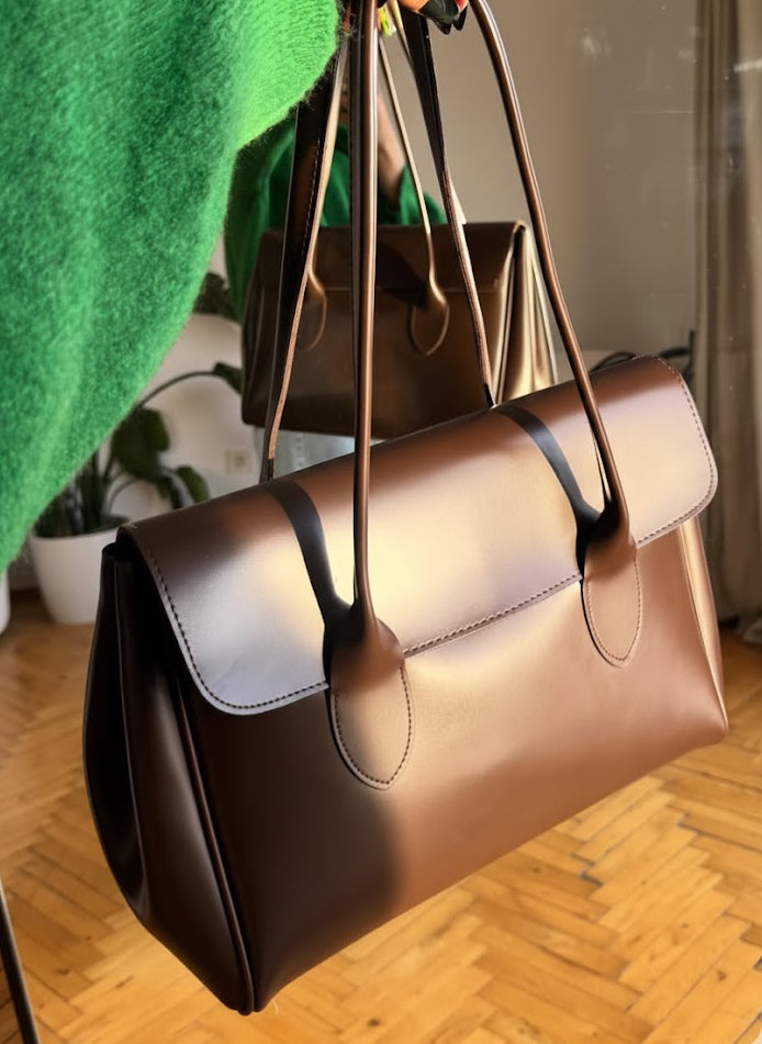 Bianca-Viral Leather Tote Bag LOON