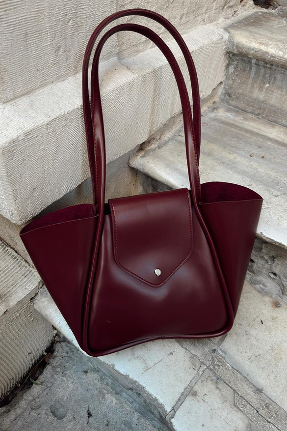 Bianca-Leather Tote Bag-Kelve