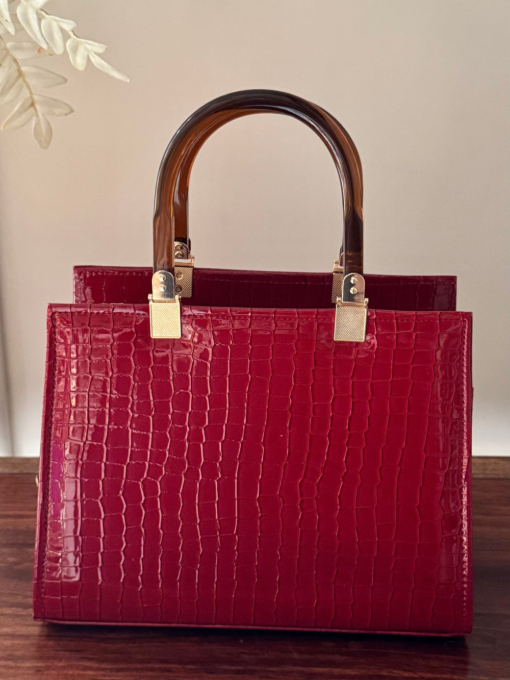 Bianca-Cross Body Acrylic Handle