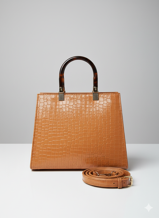 Bianca-Cross Body Acrylic Handle