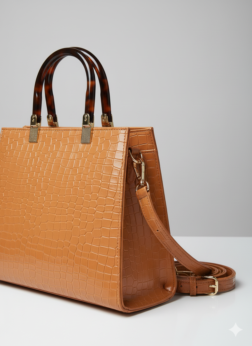 Bianca-Cross Body Acrylic Handle