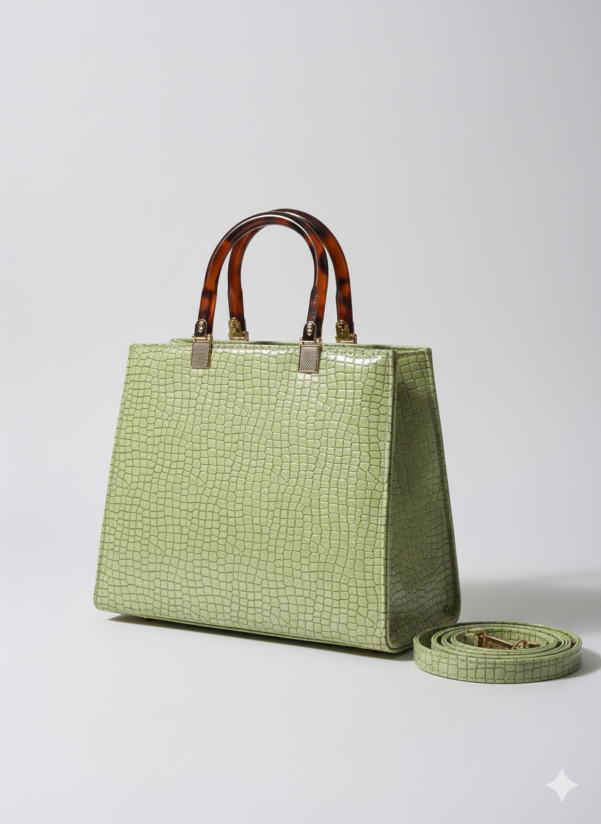 Bianca-Cross Body Acrylic Handle