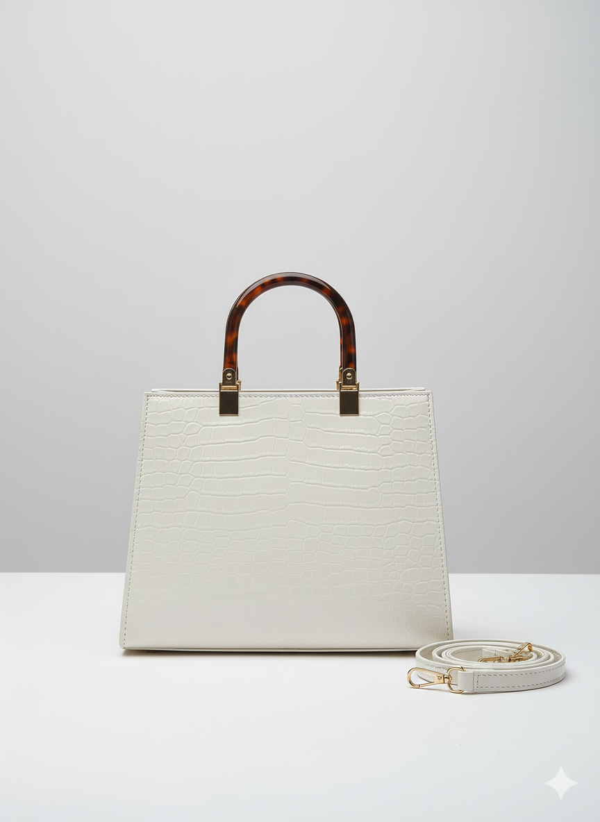 Bianca-Cross Body Acrylic Handle