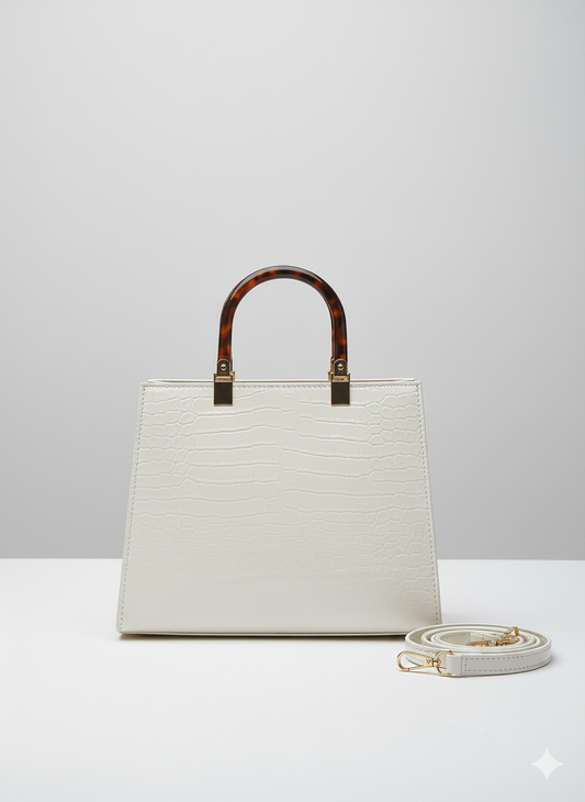 Bianca-Cross Body Acrylic Handle