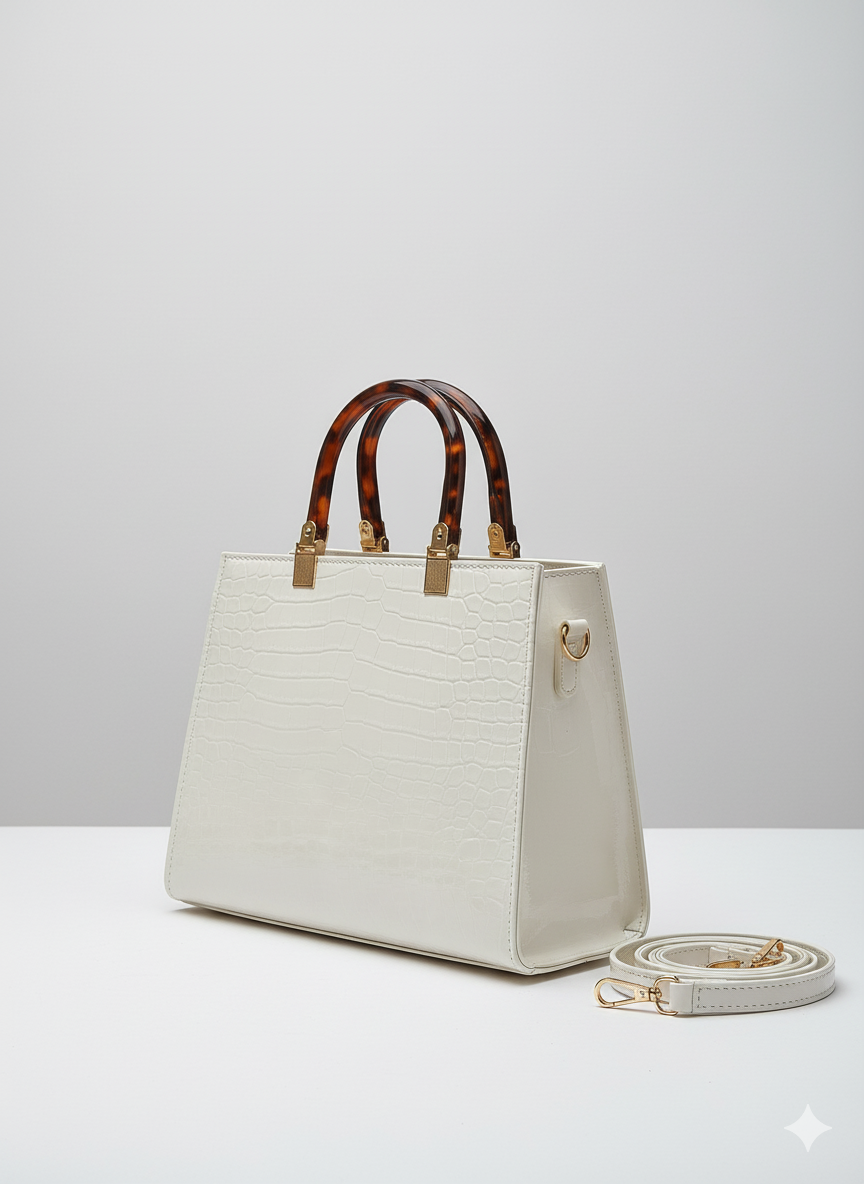 Bianca-Cross Body Acrylic Handle