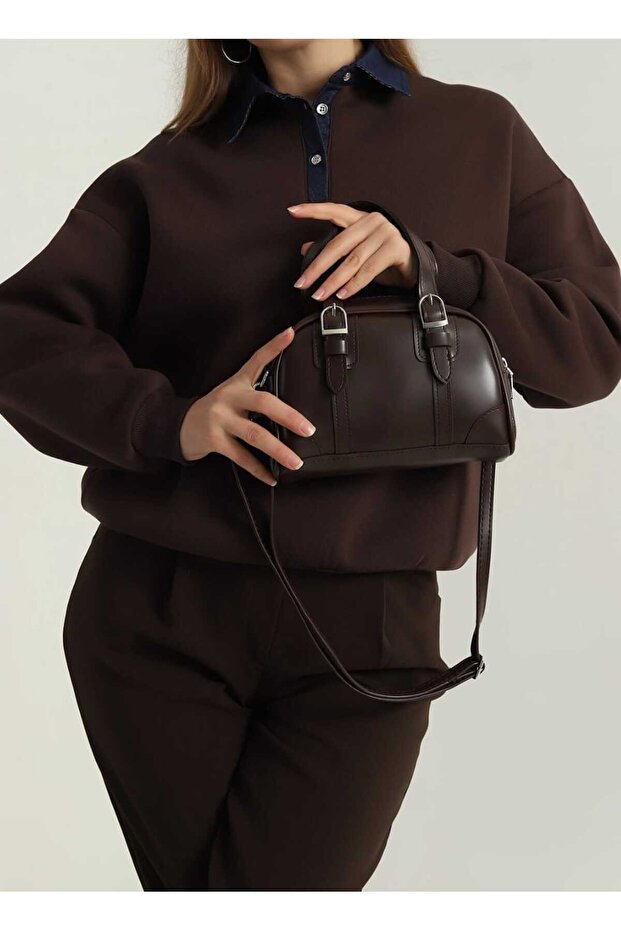 Bianca-Leather Cross body-MIST