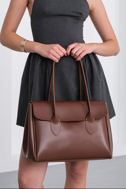Bianca-Leather Tote Bag LOON