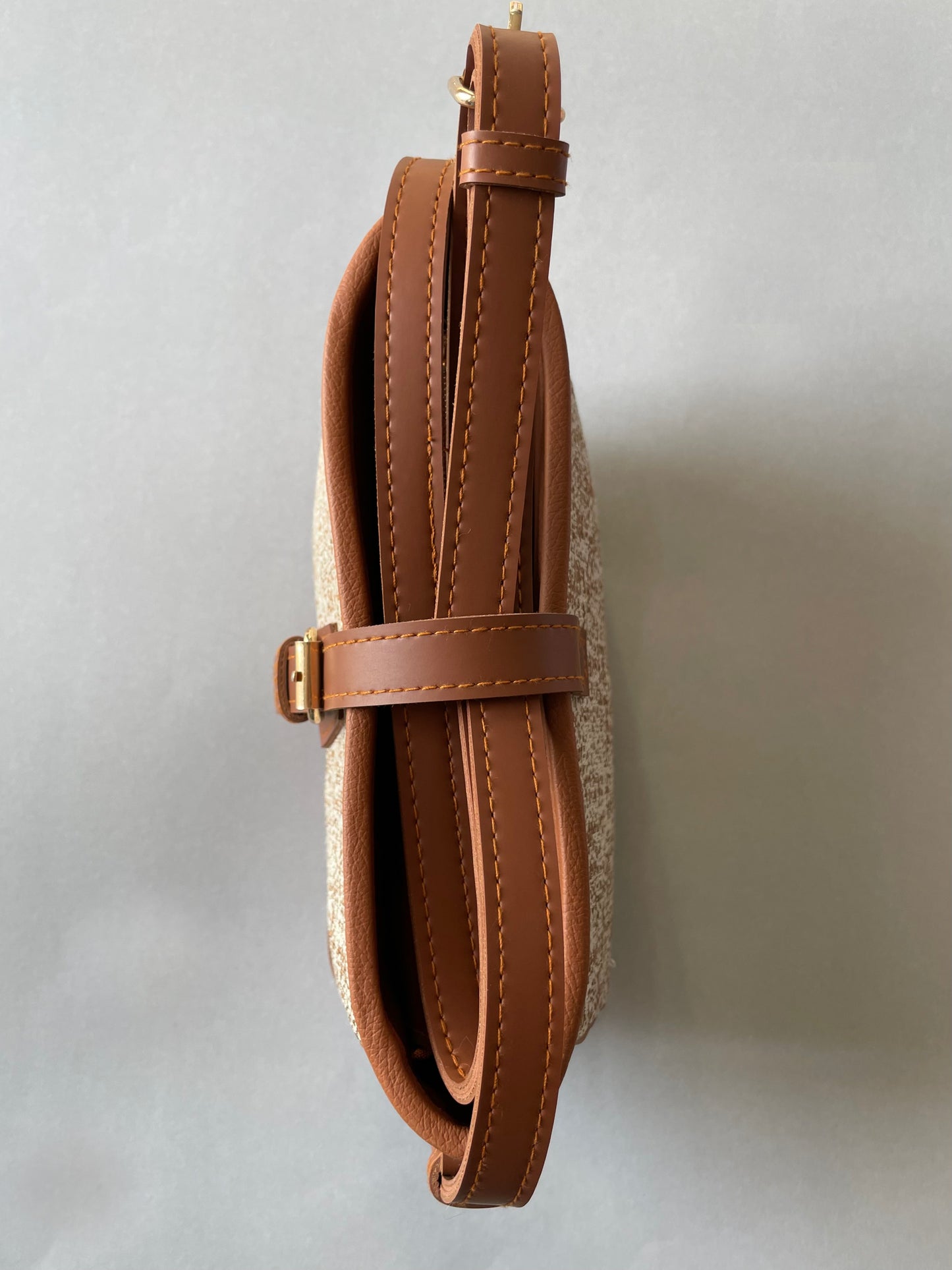 Bianca-Leather & Jute Cross body-HARPER