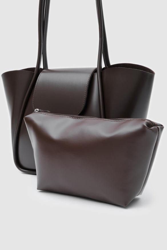 Bianca-Leather Tote Bag-Kelve