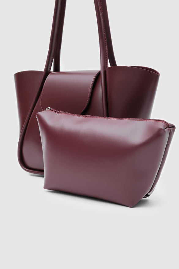 Bianca-Leather Tote Bag-Kelve