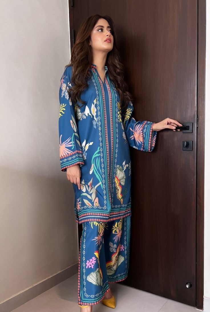 Digital Printed Swiss Lawn Three Piece Dress 2025 | SL 073