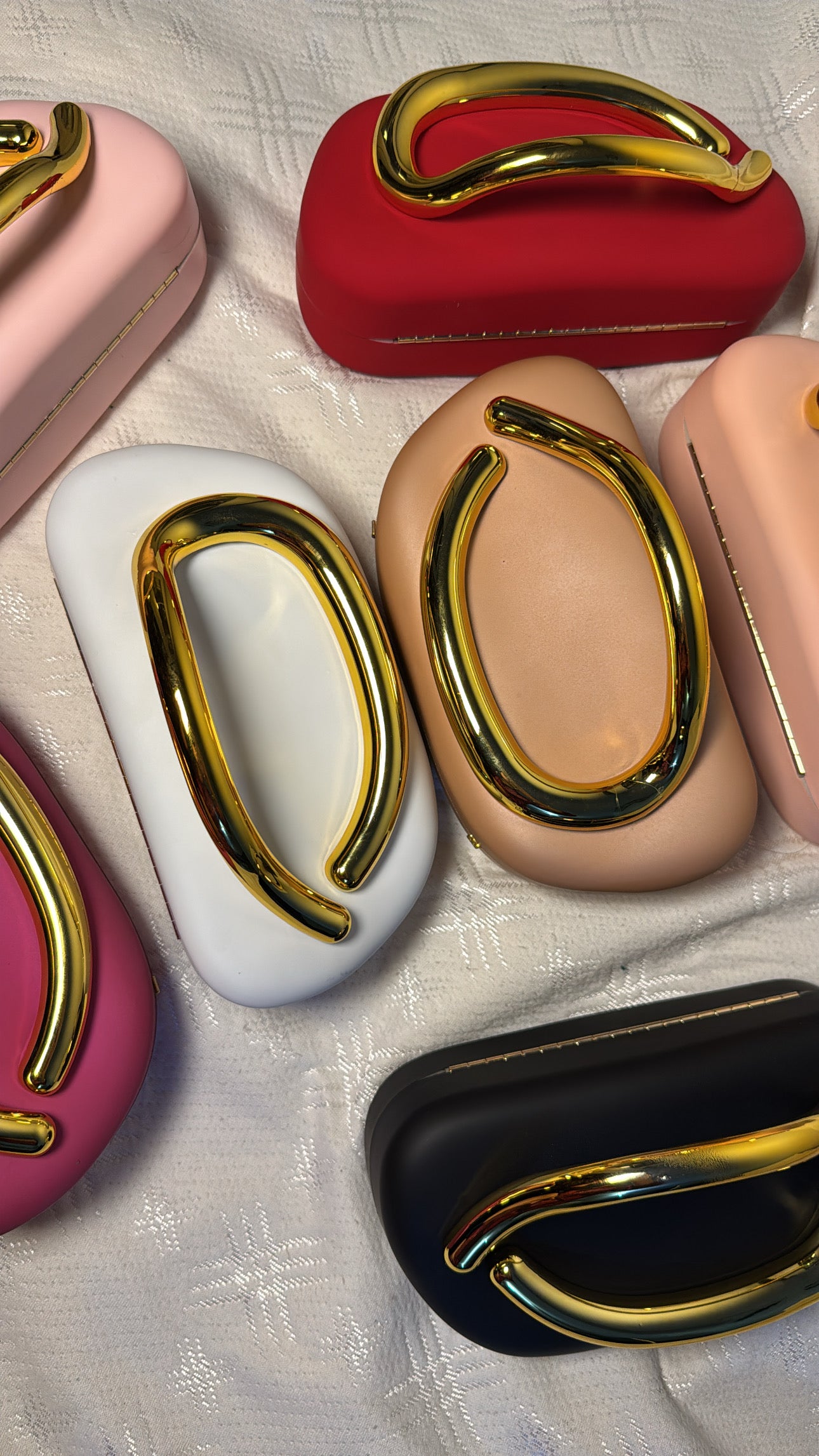 ZARA VIRAL CLUTCH with chain - Beige