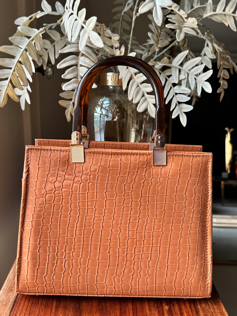 Bianca-Cross Body Acrylic Handle