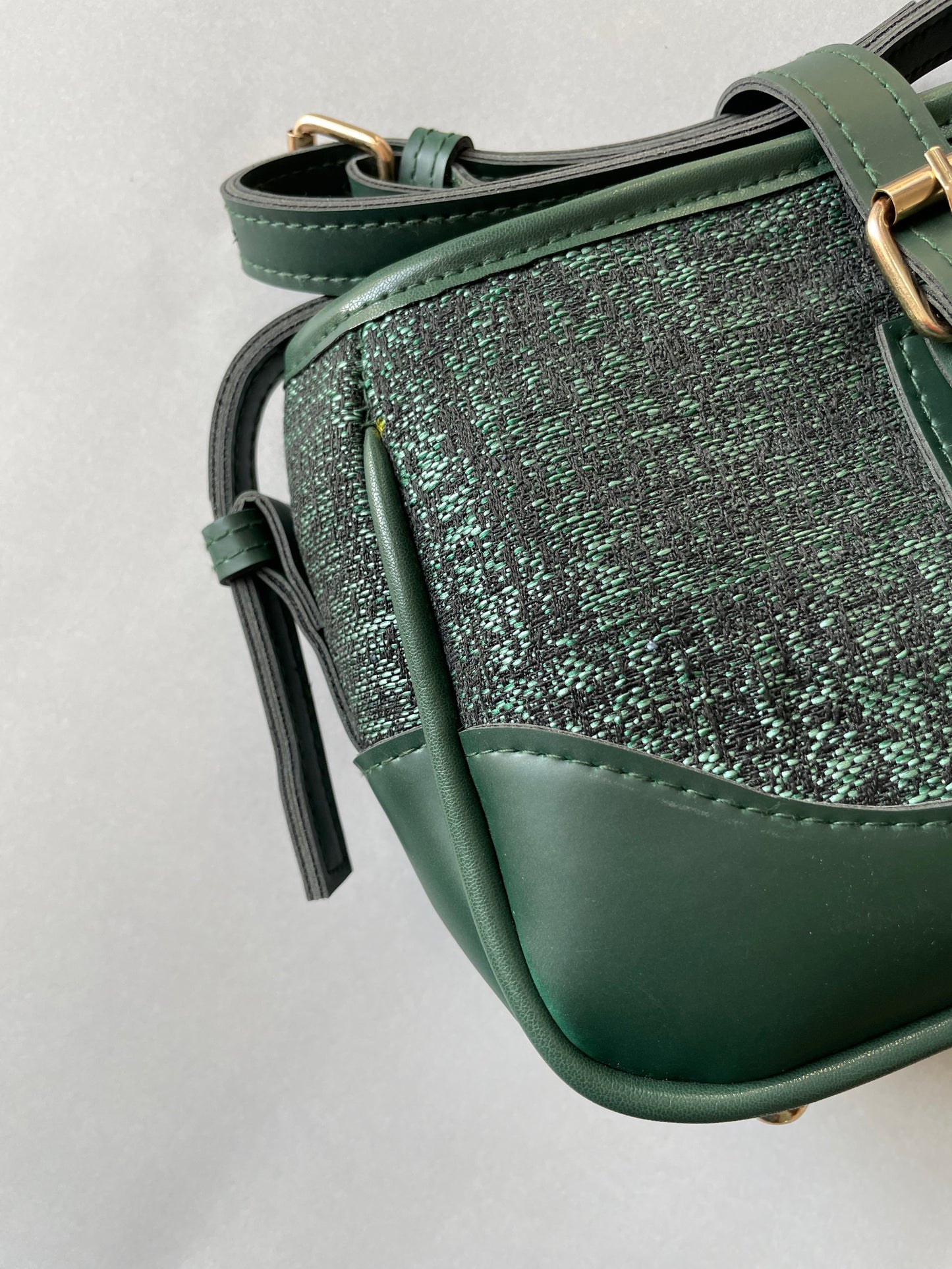 Bianca-Leather & Jute Cross body-HARPER