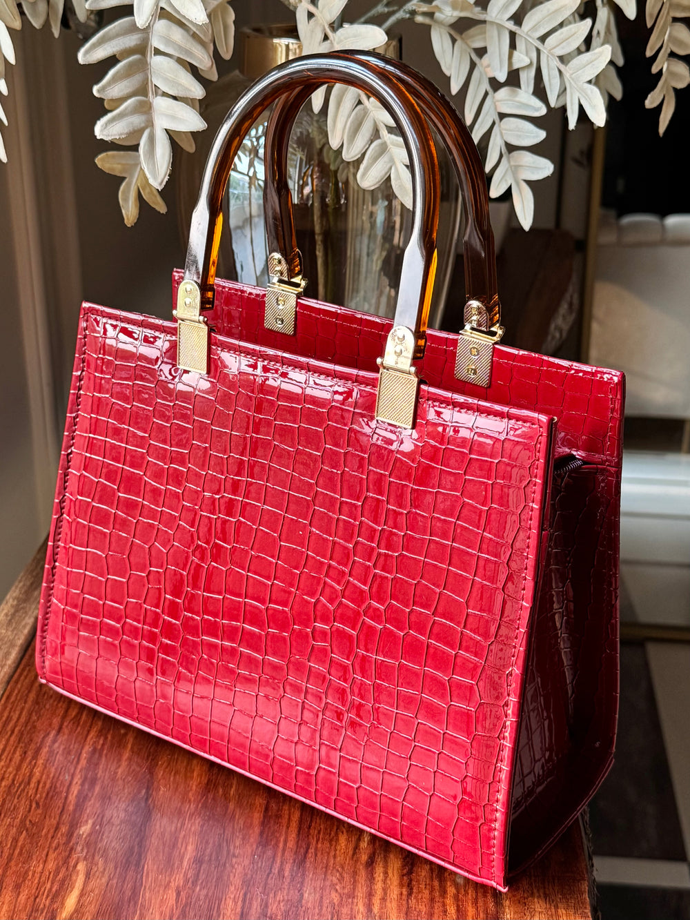 Bianca-Cross Body Acrylic Handle