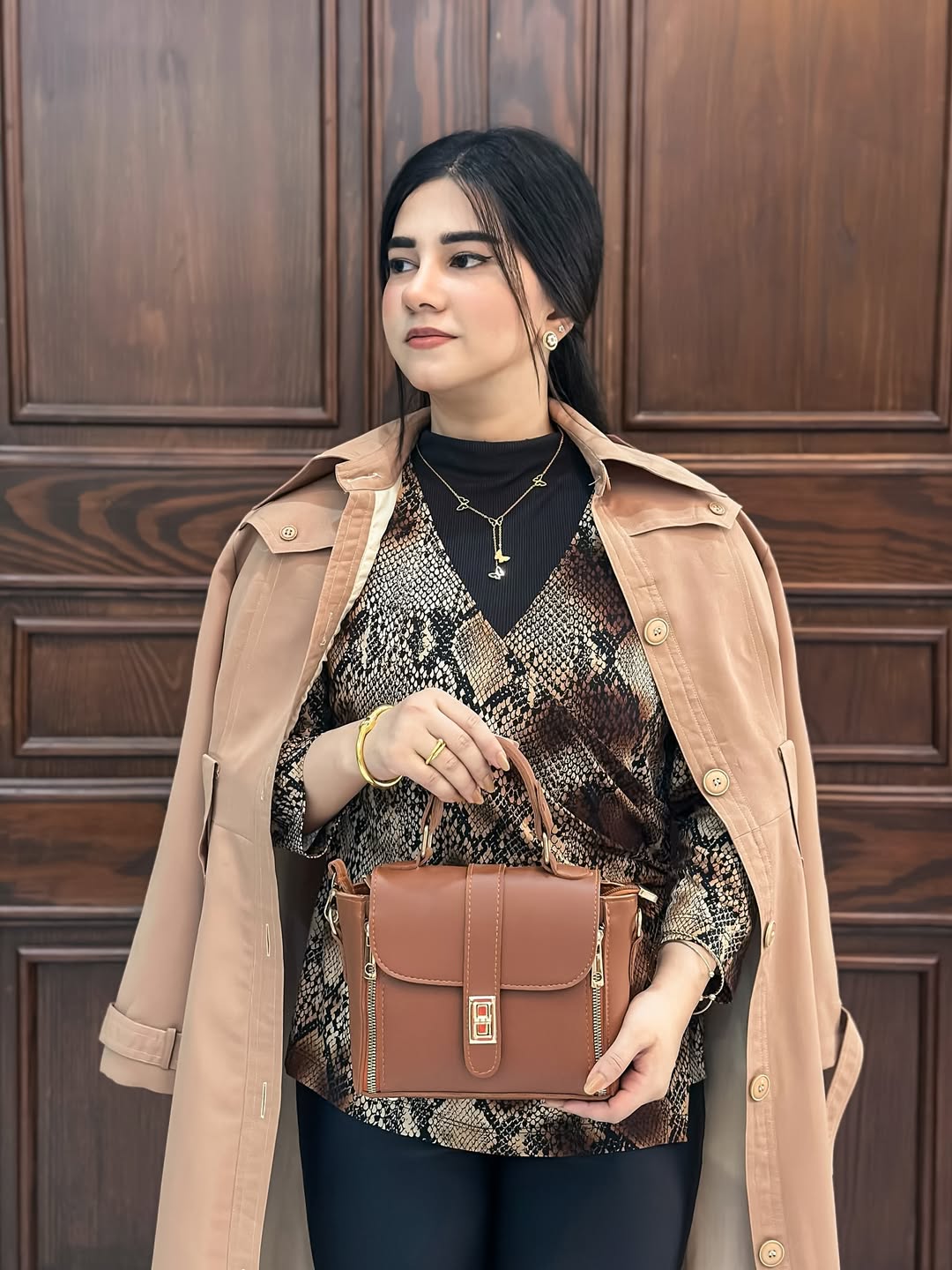 Bianca-Cross Body Bag Leather MIRA
