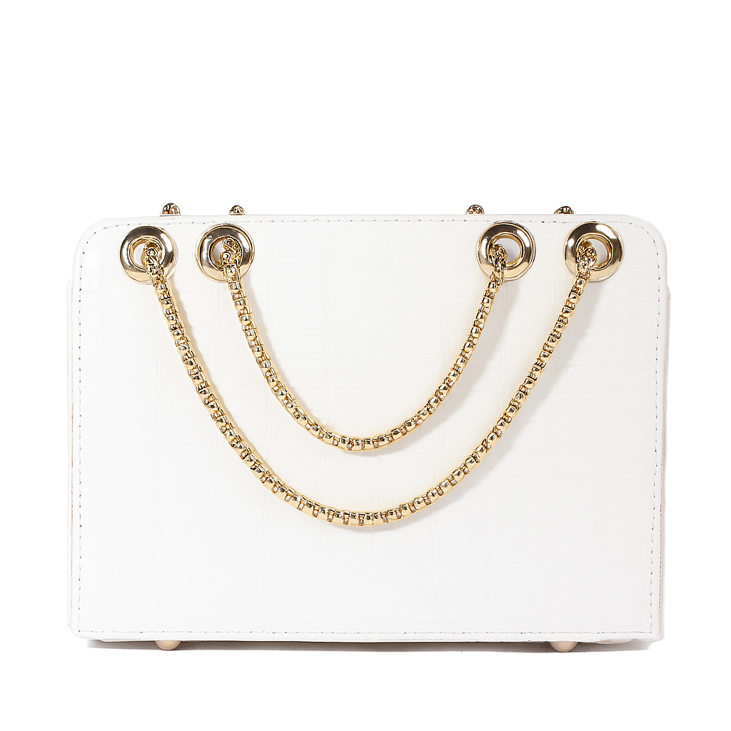 Bianca-Cross Body Double Chain Boxy