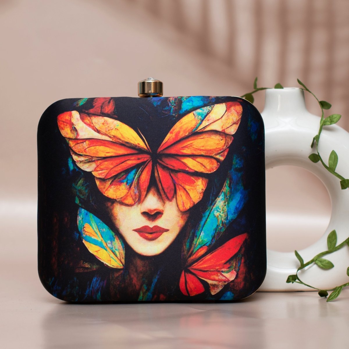BIANCA- Butterfly Women Printed Clutch