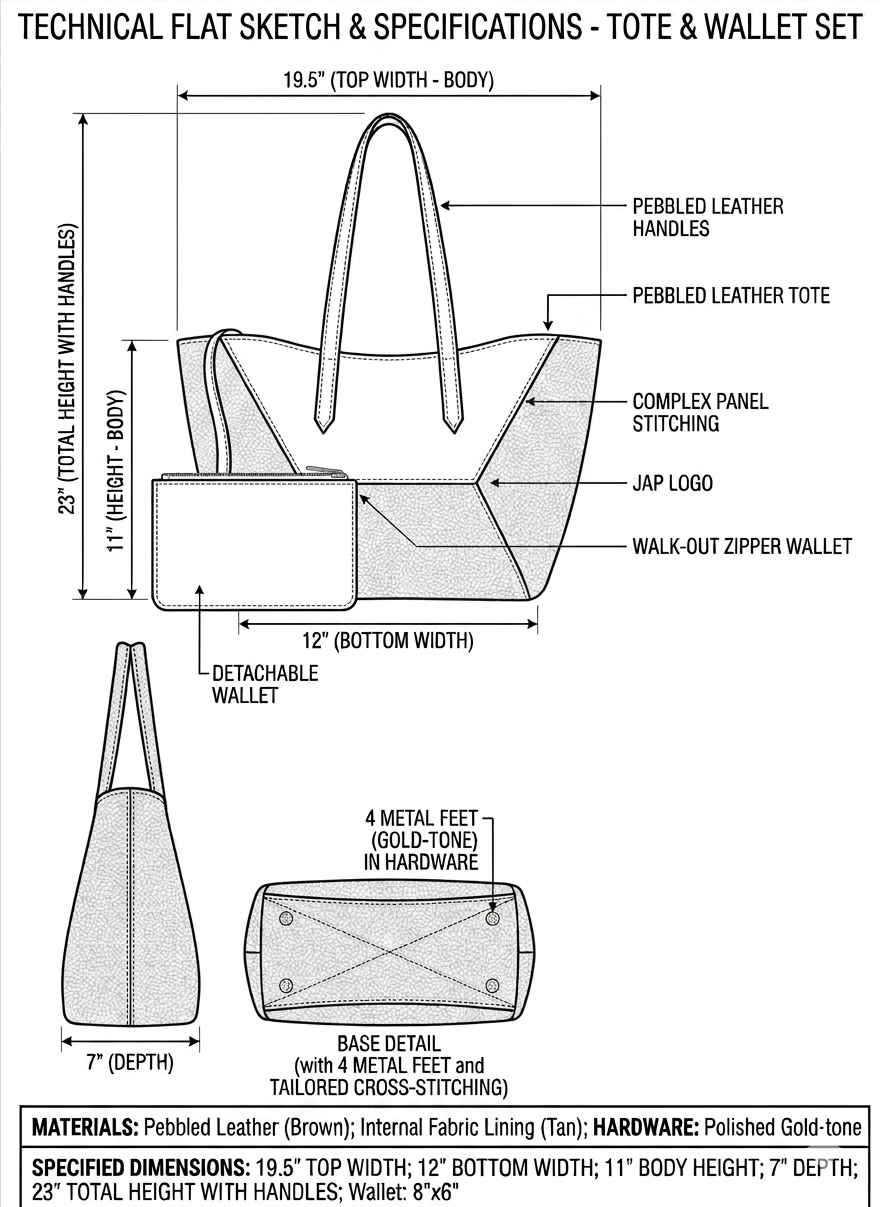 Bianca-Mild Leather Tote Bag TESSA