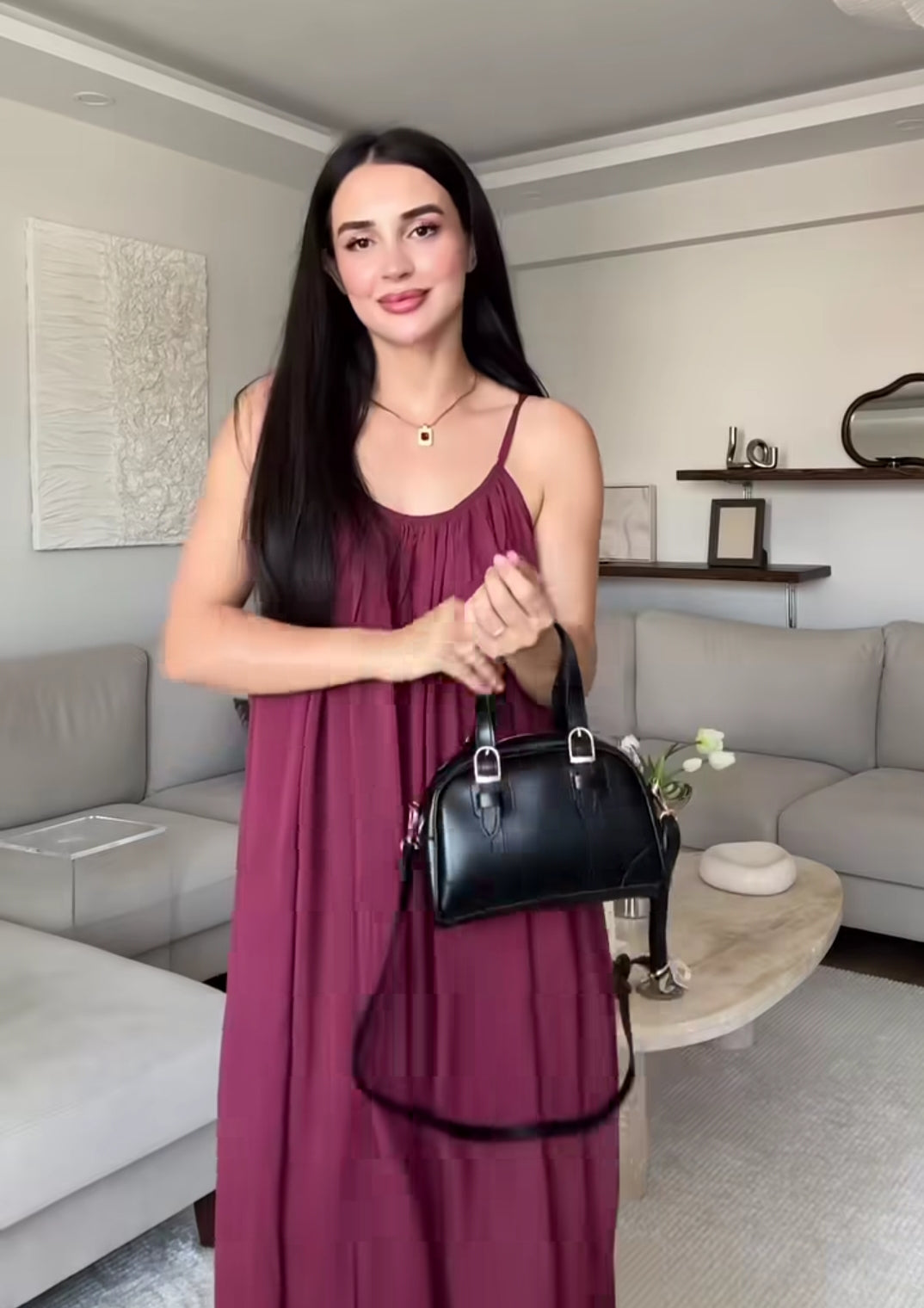 Bianca-Leather Cross body-Oval