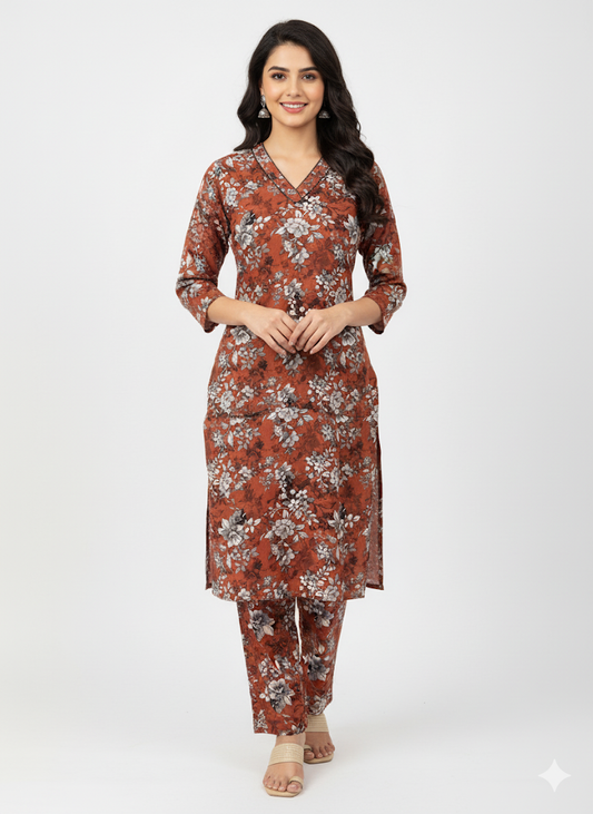 BIANCA-LAWN KURTA TROUSER-210