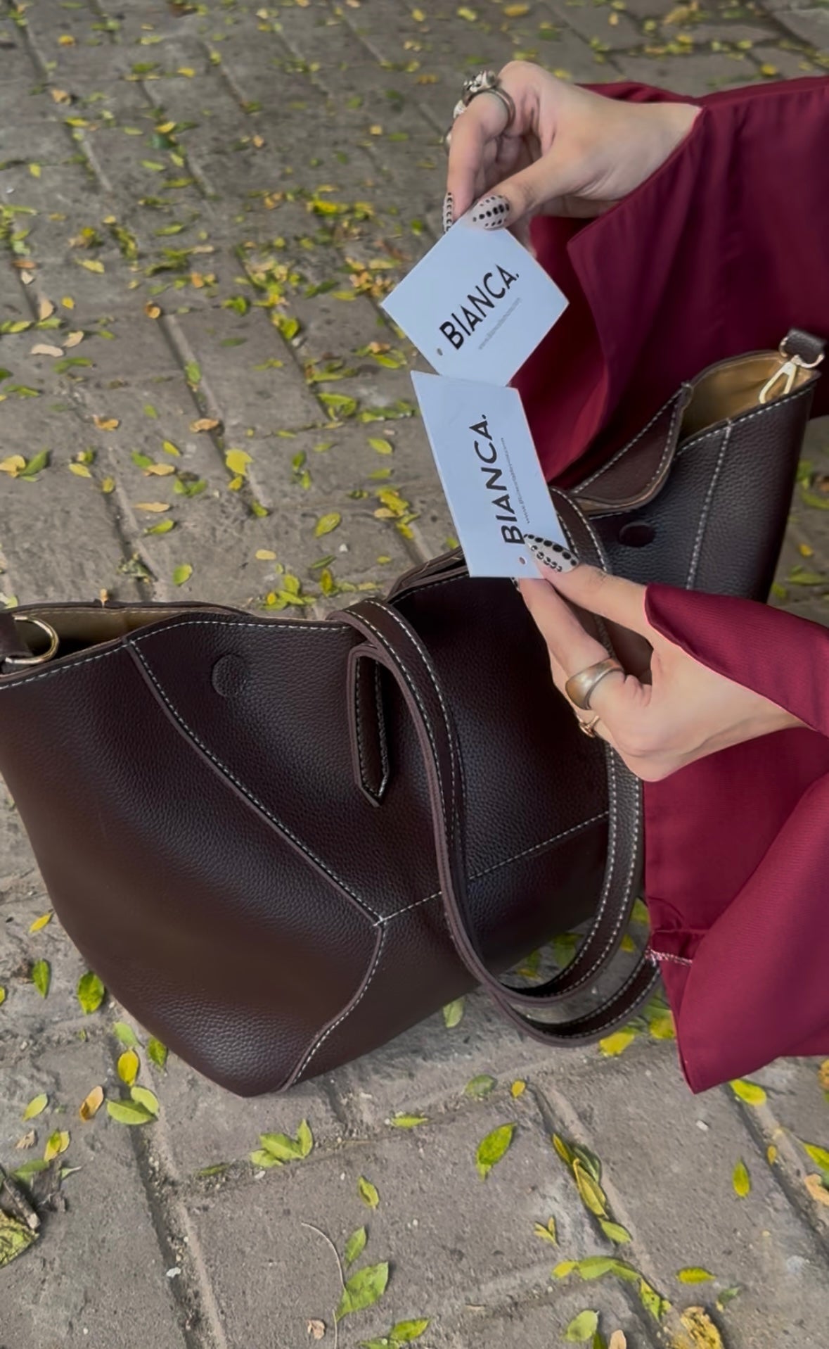 Bianca-Mild Leather Tote Bag TESSA