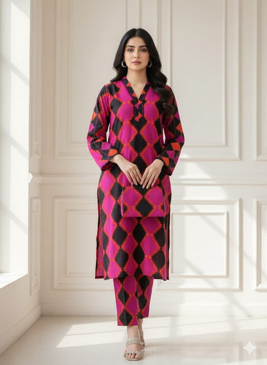 BIANCA-LAWN KURTA TROUSER-205