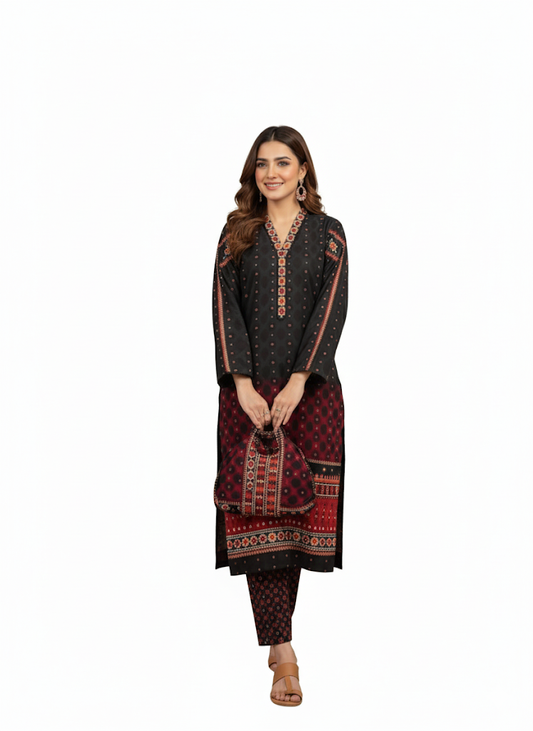 BIANCA-LAWN KURTA TROUSER-214