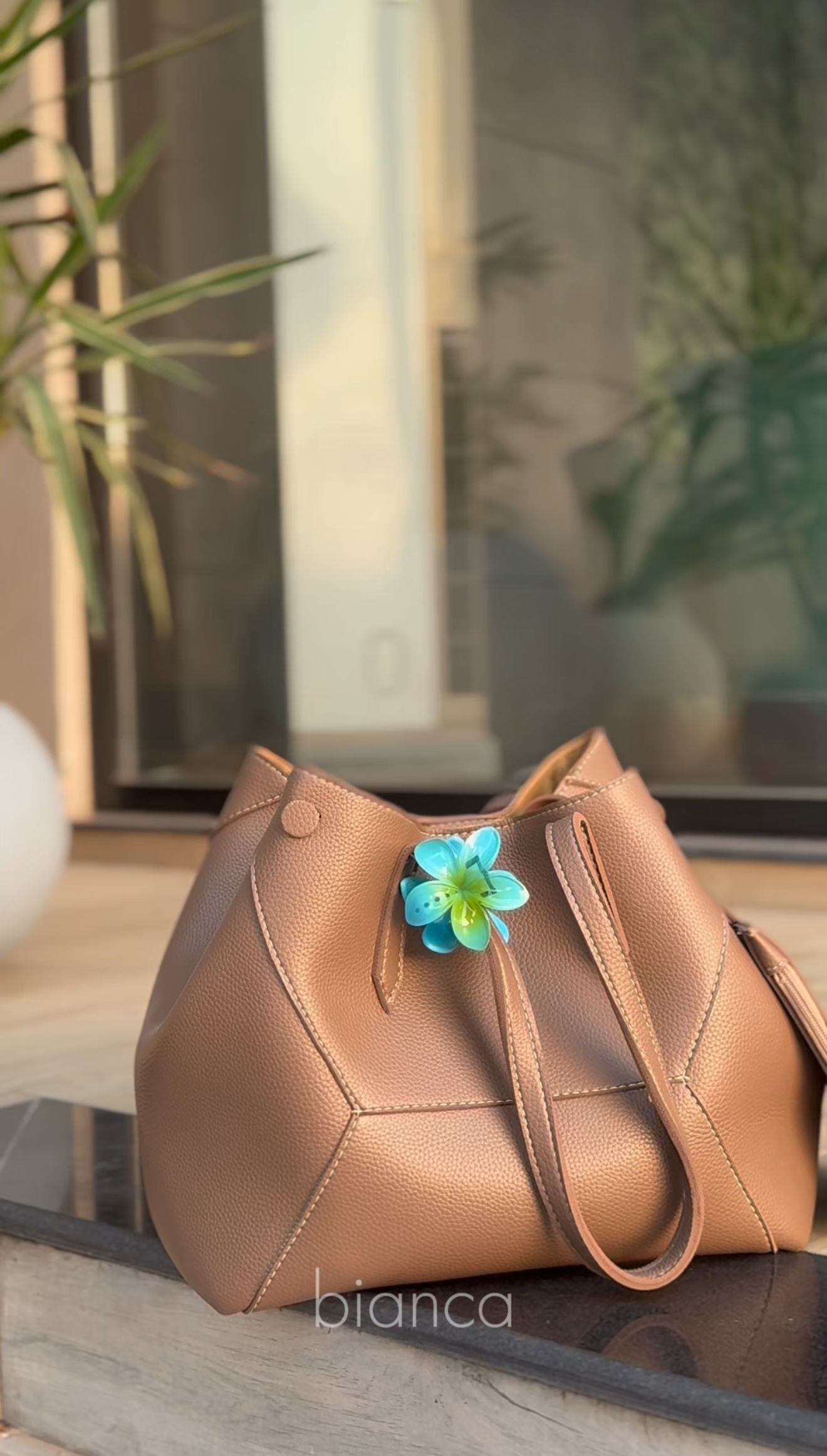 Bianca-Mild Leather Tote Bag TESSA