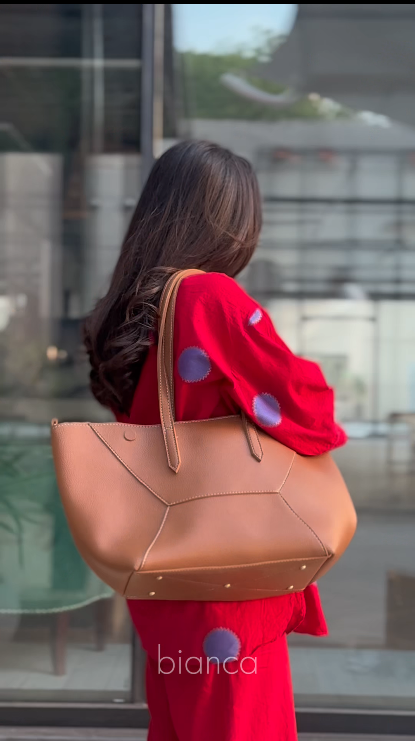 Bianca-Mild Leather Tote Bag TESSA