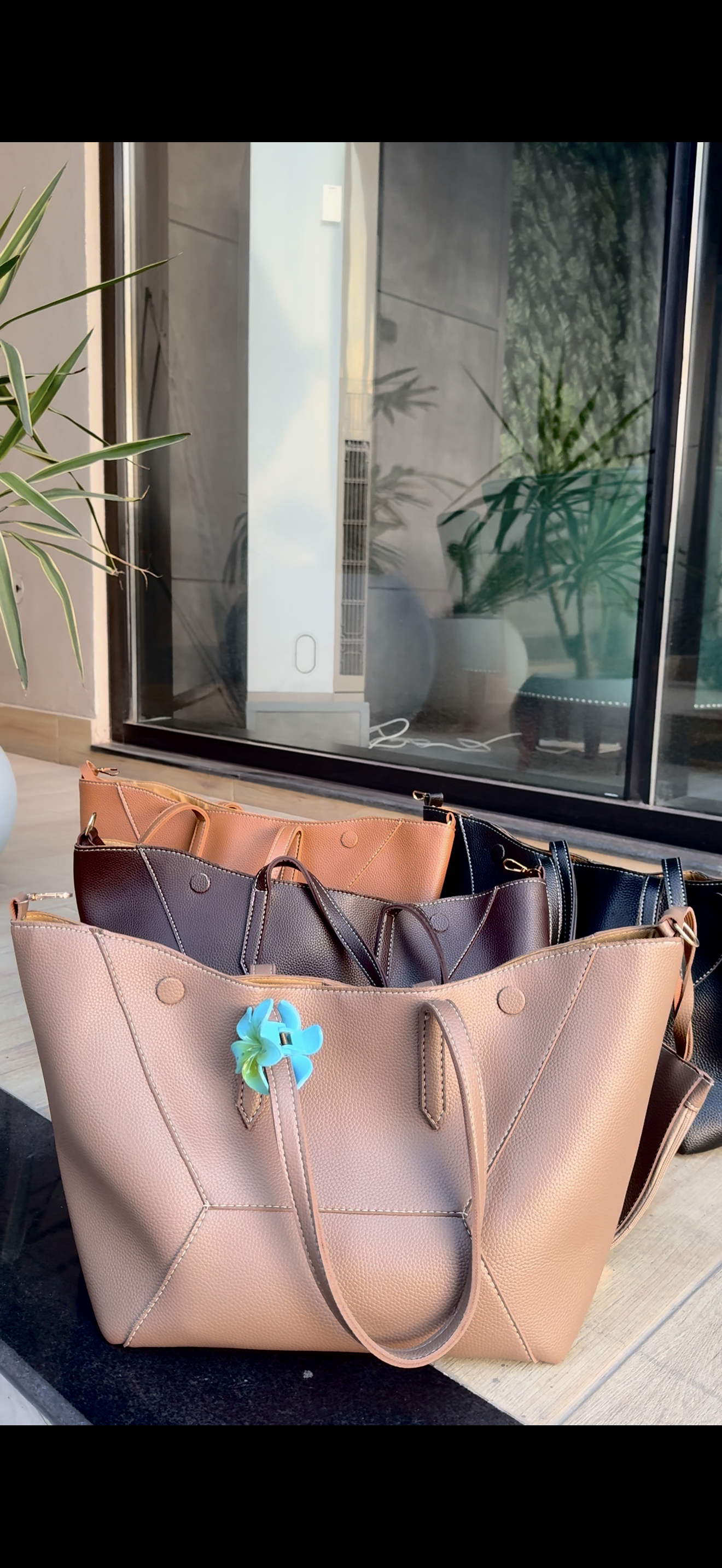 Bianca-Mild Leather Tote Bag TESSA