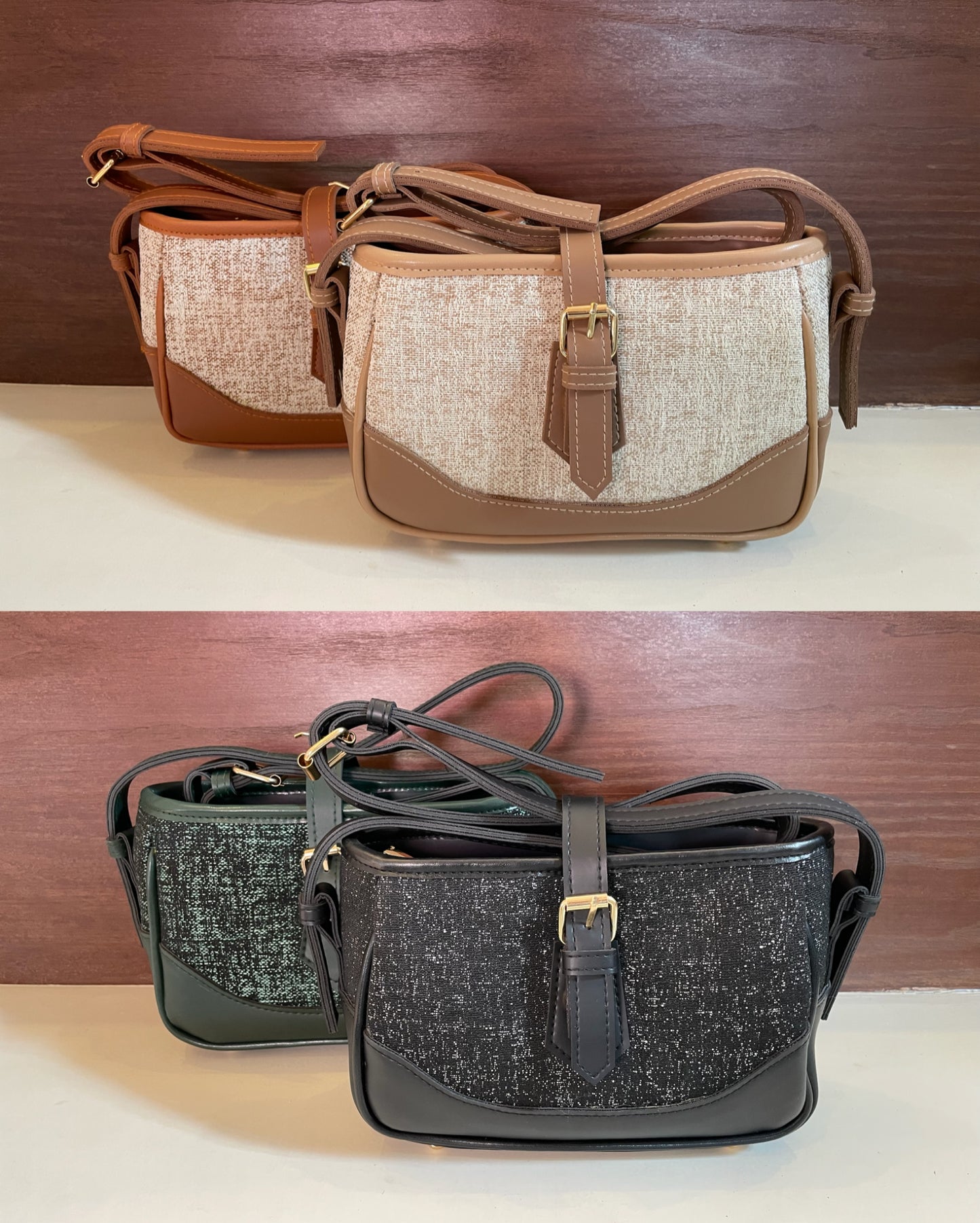 Bianca-Leather & Jute Cross body-HARPER