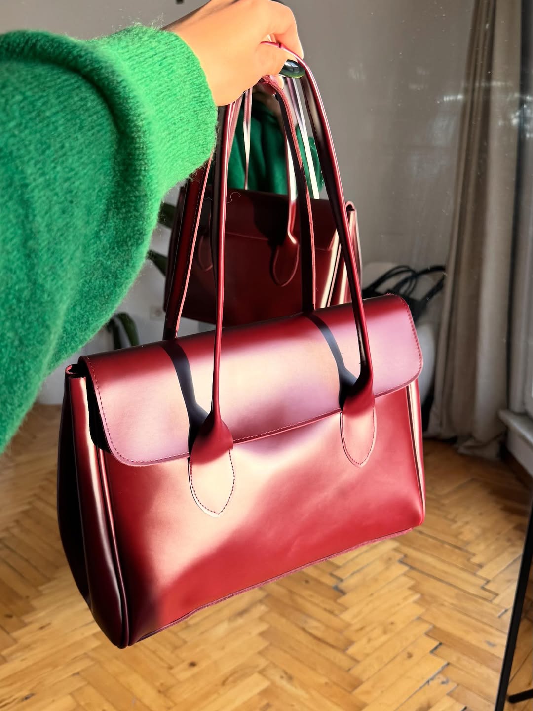 Bianca-Leather Tote Bag LOON
