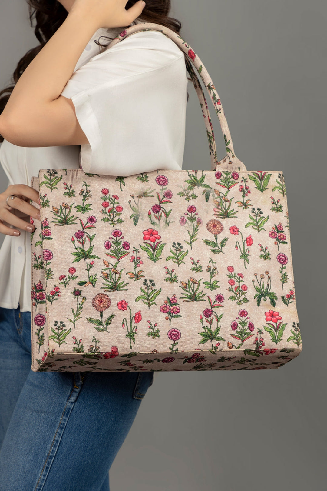 Bianca Original Canvas Bag-peach
