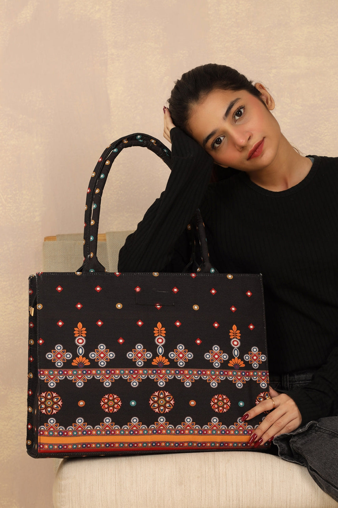 Bianca Original Canvas Bag-Black-029