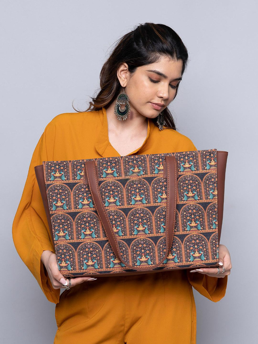 Bianca Original Canvas Bag-Ethnic Motive